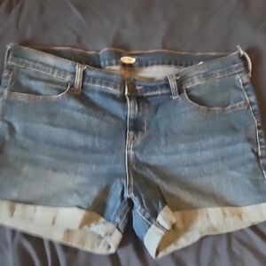 Women's Blue Denim Shorts